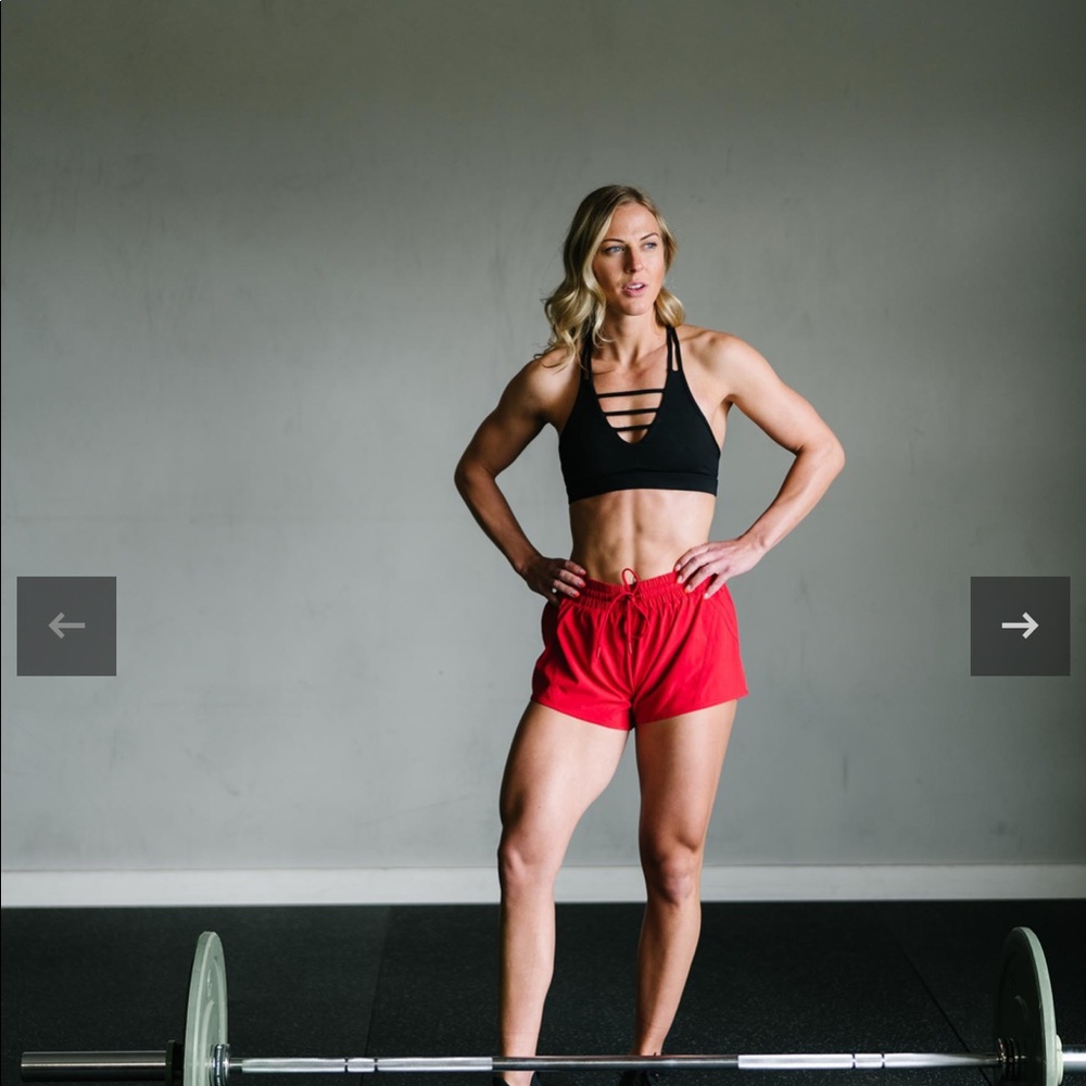 Zyia Red Velocity Shorts Medium